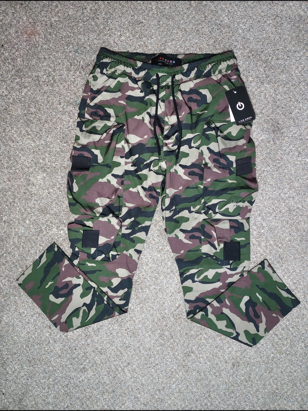 Men's Camouflage Cargo Pants - Green Camo
